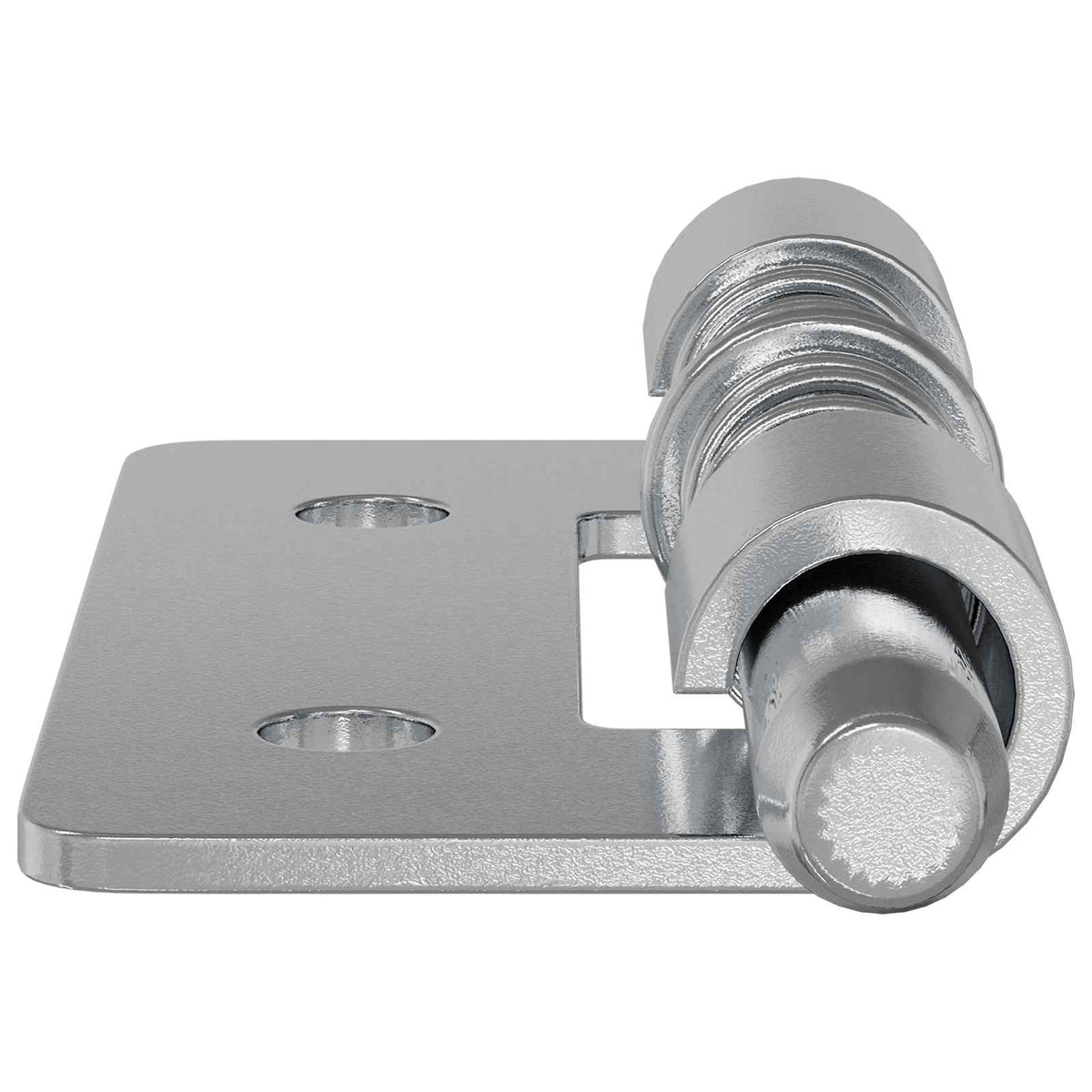 Lås 2 stk. Sølv 46 x 17 x 1,2 mm Stål