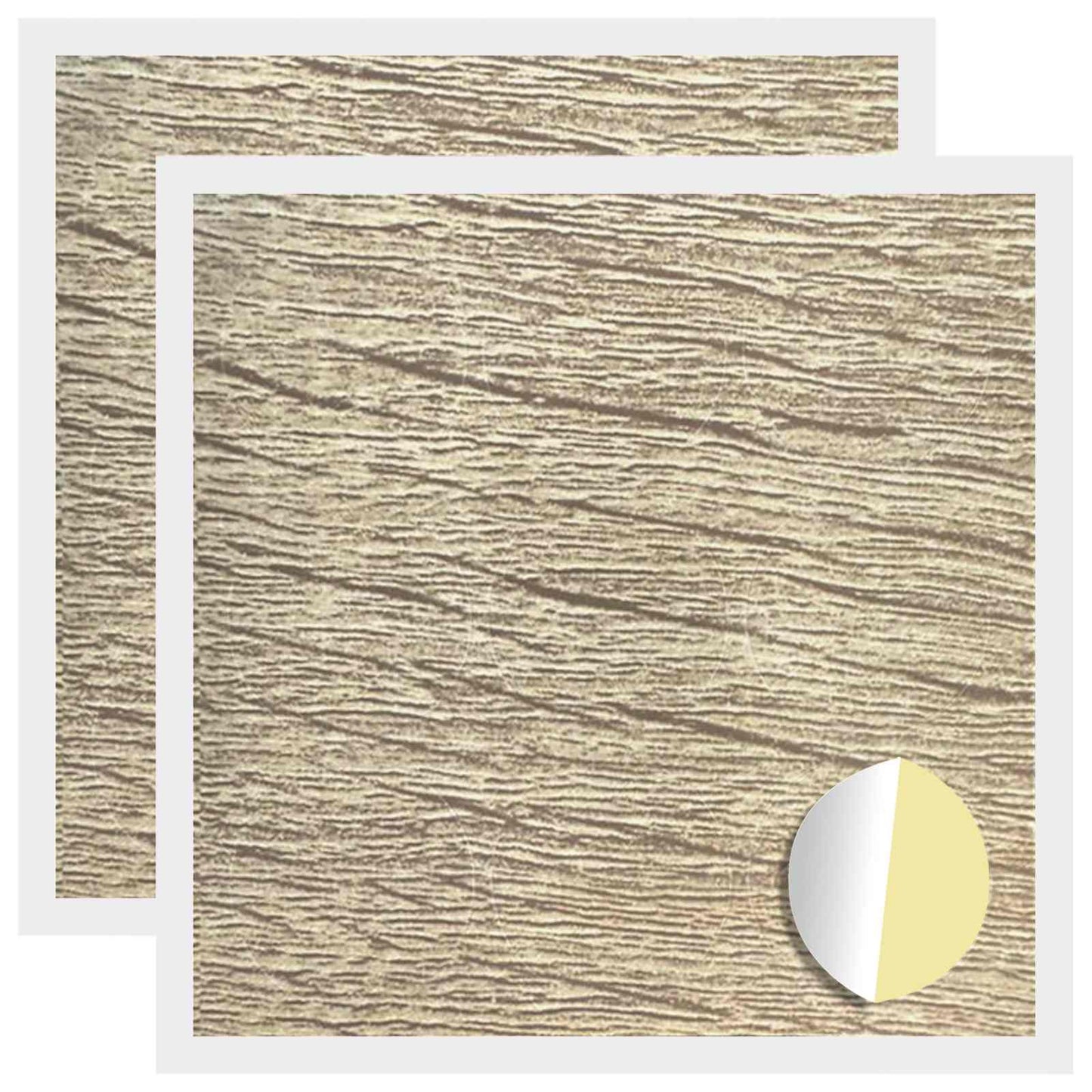 Klæbende Skrue Cover 2 stk. Sonoma eg Ø 20 x 0,5 mm