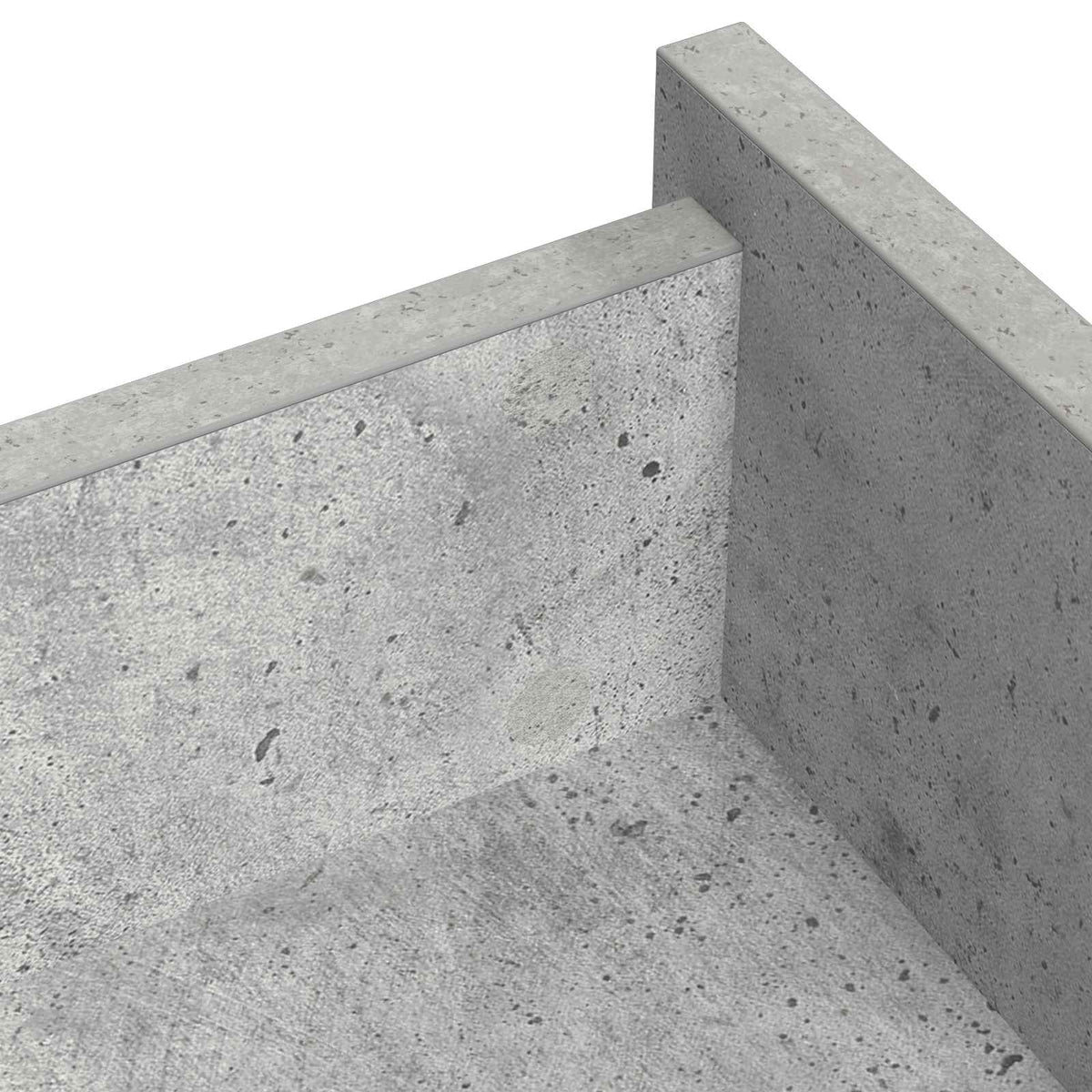 Klæbende Skrue Cover 2 stk. Beton Grå Ø 20 x 0,5 mm