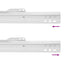 Skuffeskinne 2 stk. Hvid 350 mm Stål
