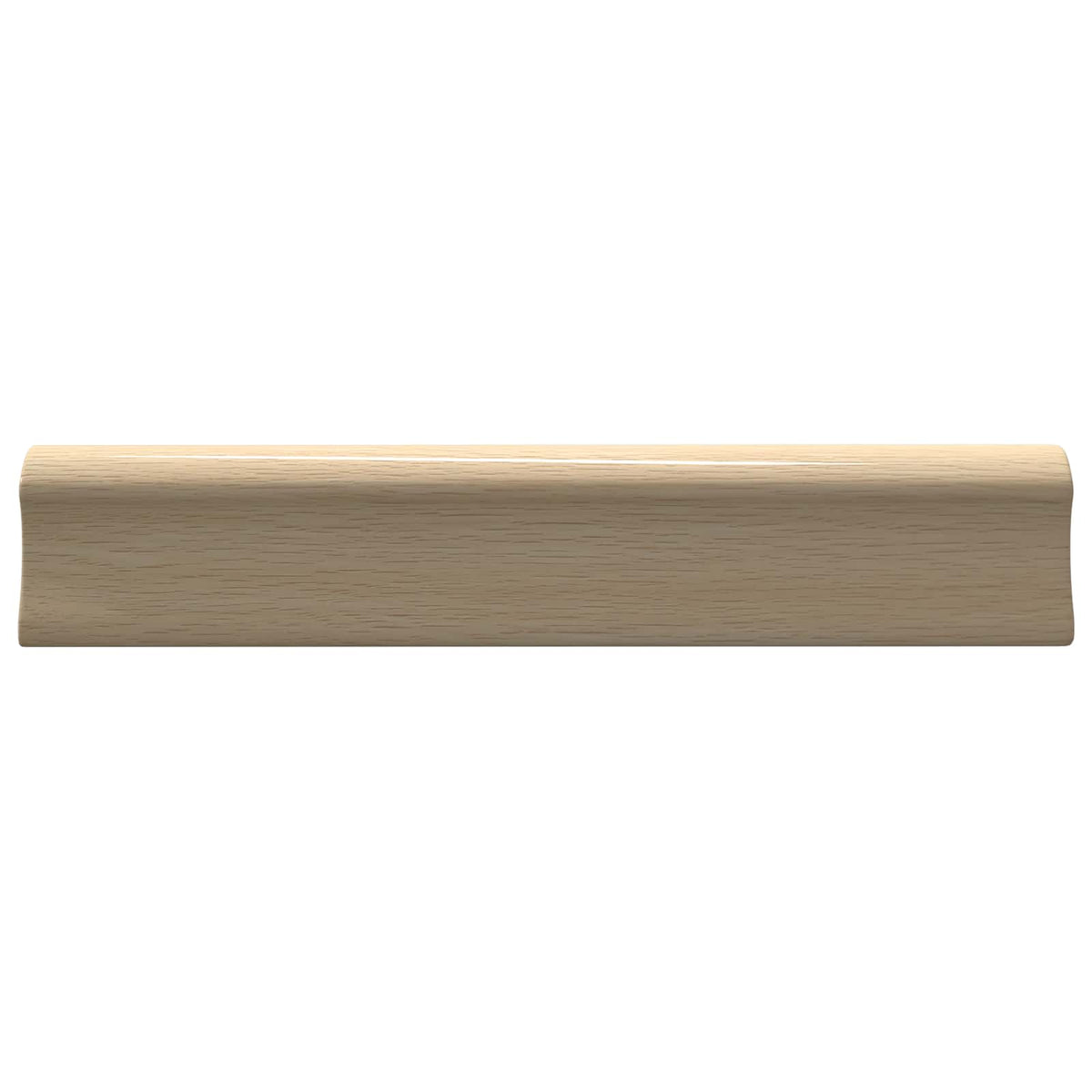 Lige håndtag 2 stk. Naturlig træfarve 130 x 25 x 30 mm