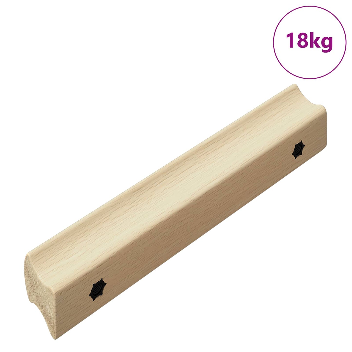 Lige håndtag 587 stk. Naturlig træfarve 130 x 25 x 30 mm