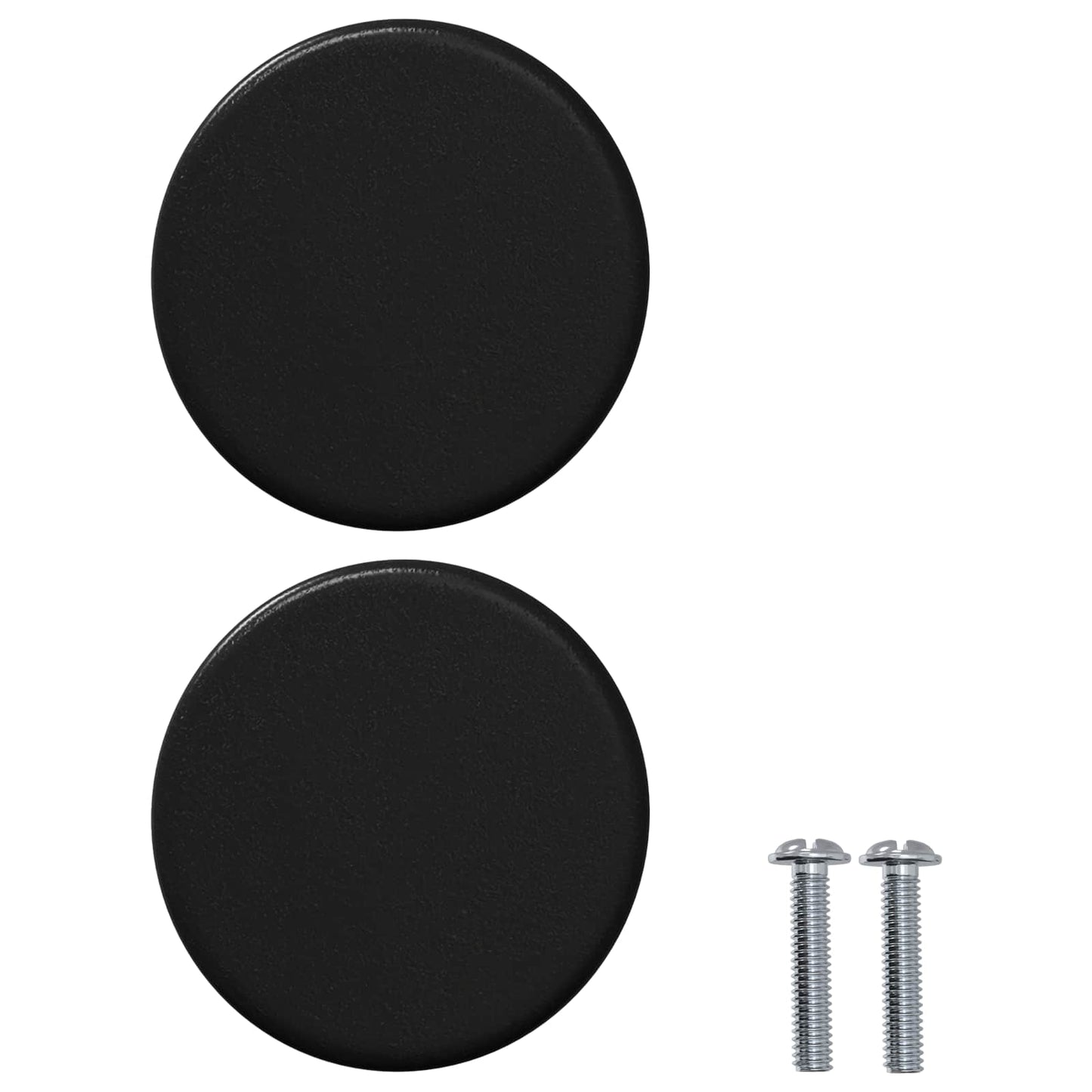 Kabinet Knob 2 stk. Sort 18 x 23 mm Jern