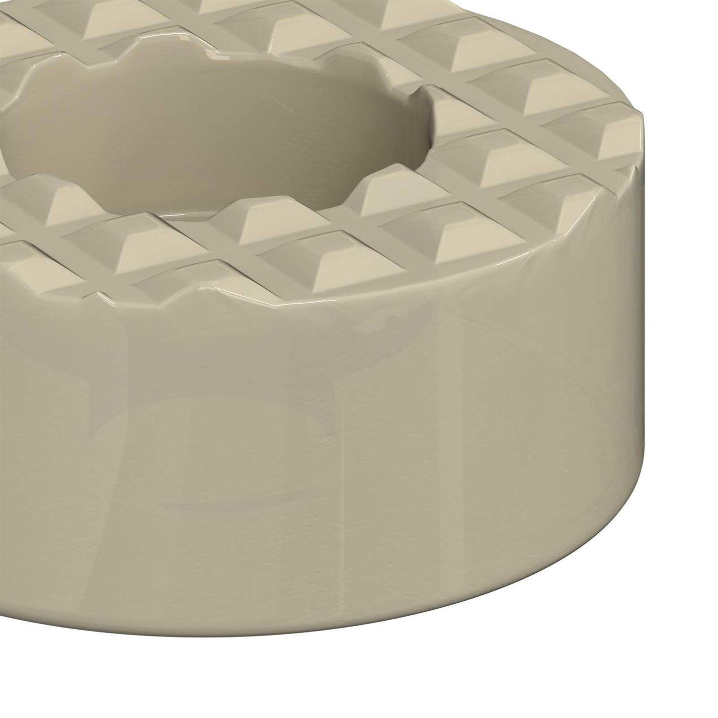 Stol ben gulvbeskyttere 2 stk. Transparent Ø 15 x 16 mm PVC