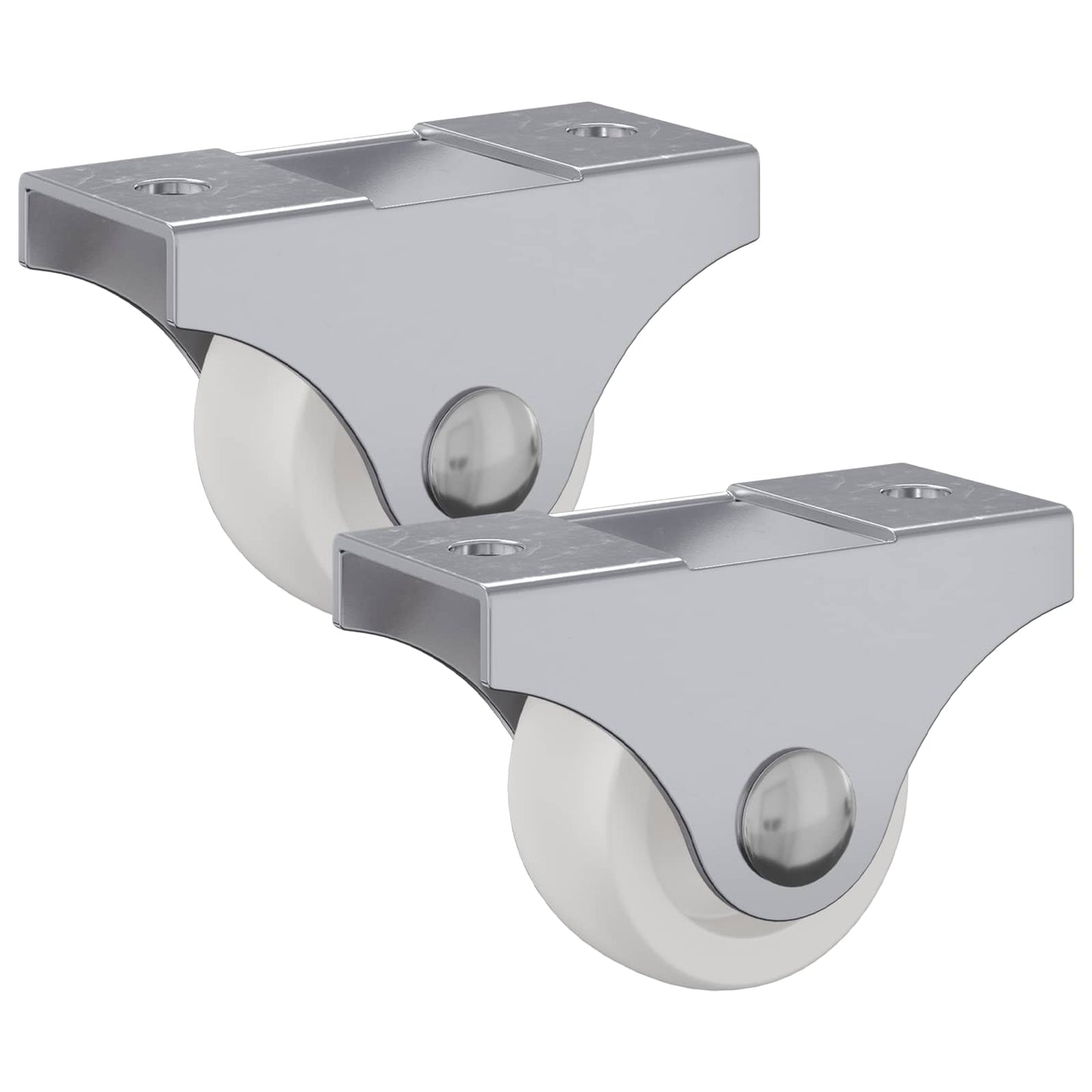 Hjul 2 stk. Hvid 42 x 11,5 x 29 mm Jern
