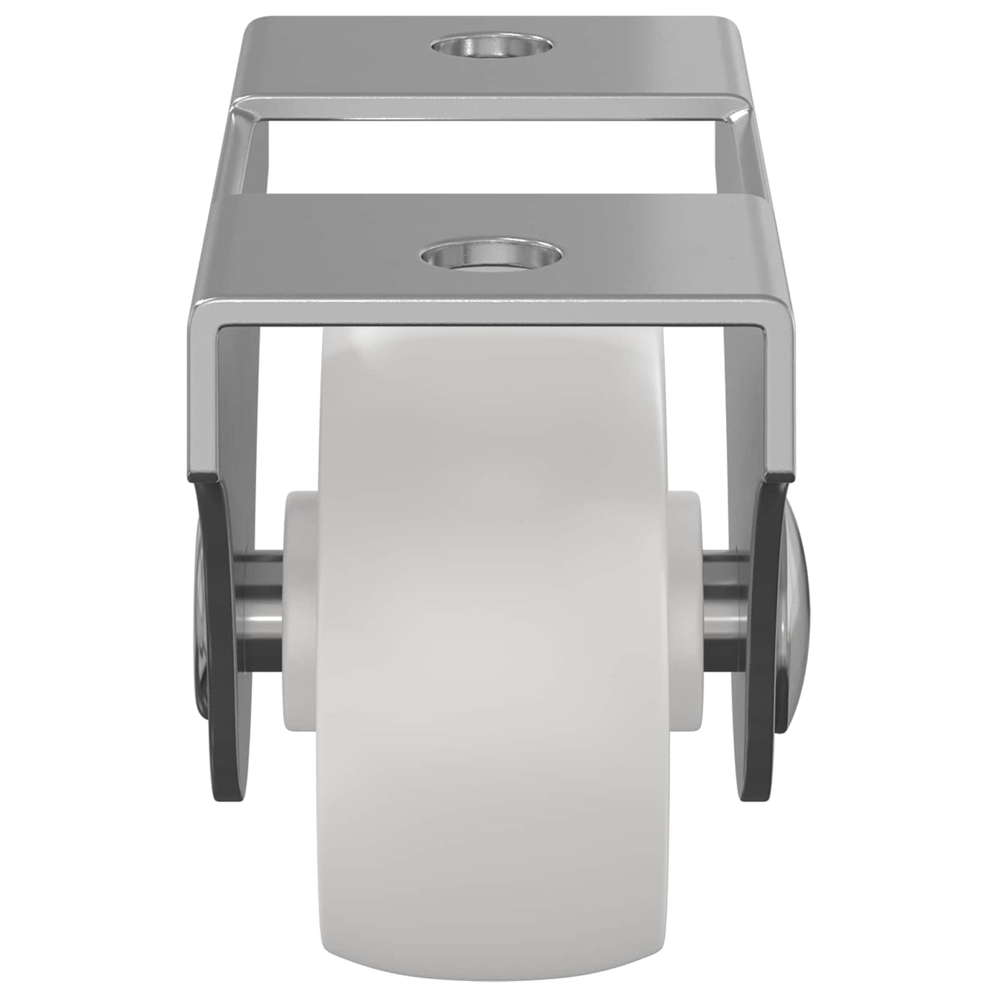 Hjul 2 stk. Hvid 42 x 11,5 x 29 mm Jern
