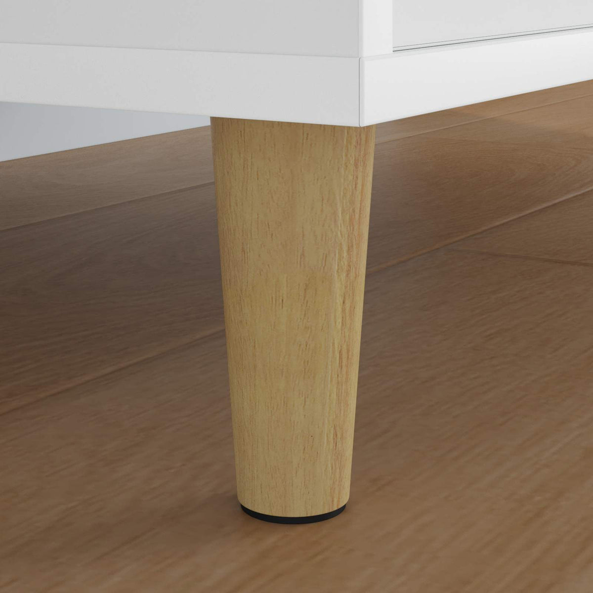 Møbelben 2 stk. Brun Ø 44 x 100 mm Massiv Eucalyptus Træ