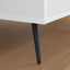 Stående Fødder 2 stk. Sort 56 x 56 x 100 mm Jern