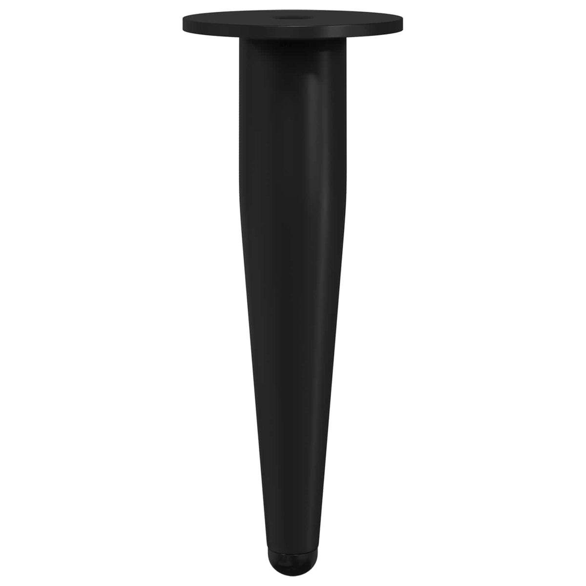Møbelben 2 stk. Sort Ø 40 x 98 mm Jern