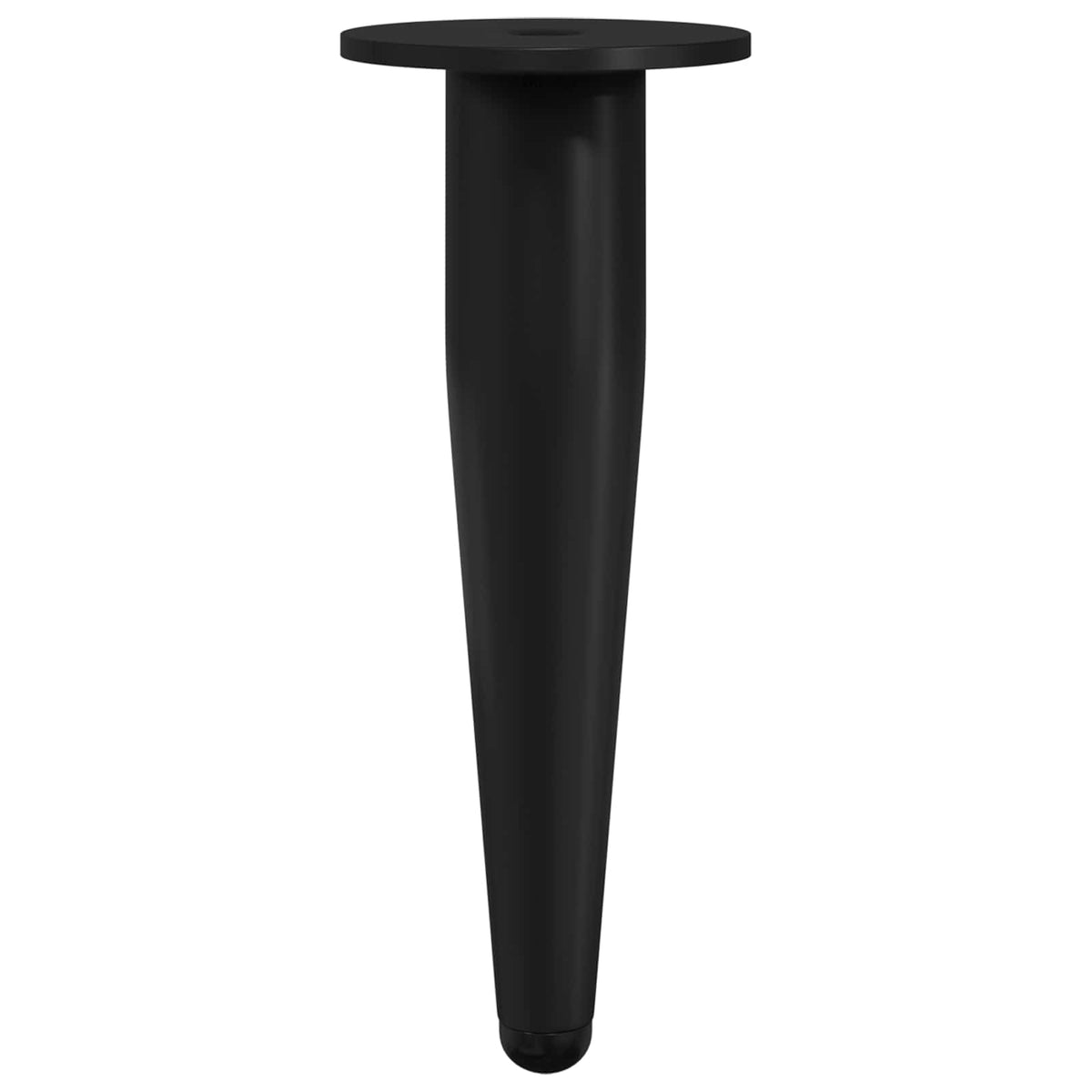 Møbelben 2 stk. Sort Ø 40 x 98 mm Jern