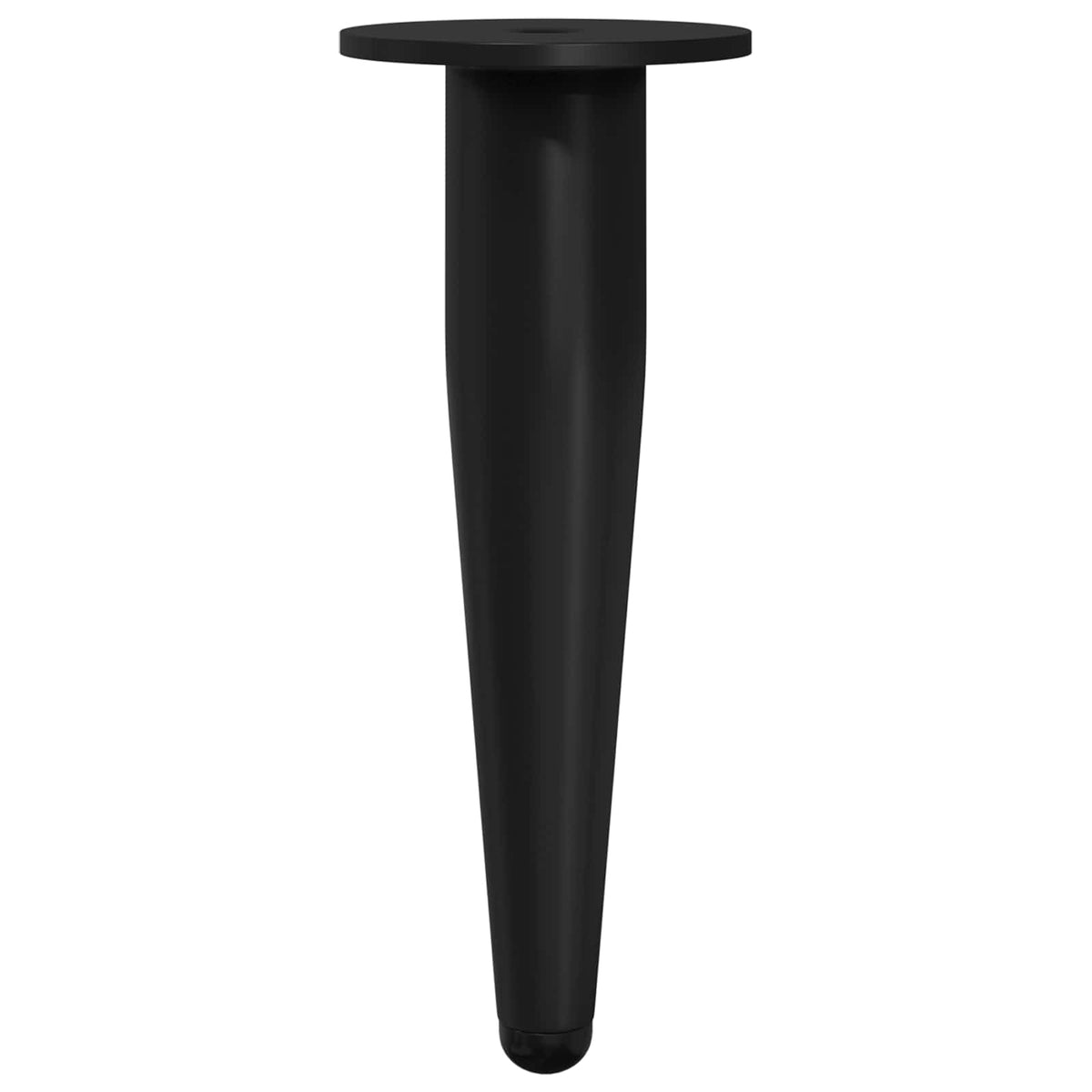 Møbelben 2 stk. Sort Ø 40 x 98 mm Jern