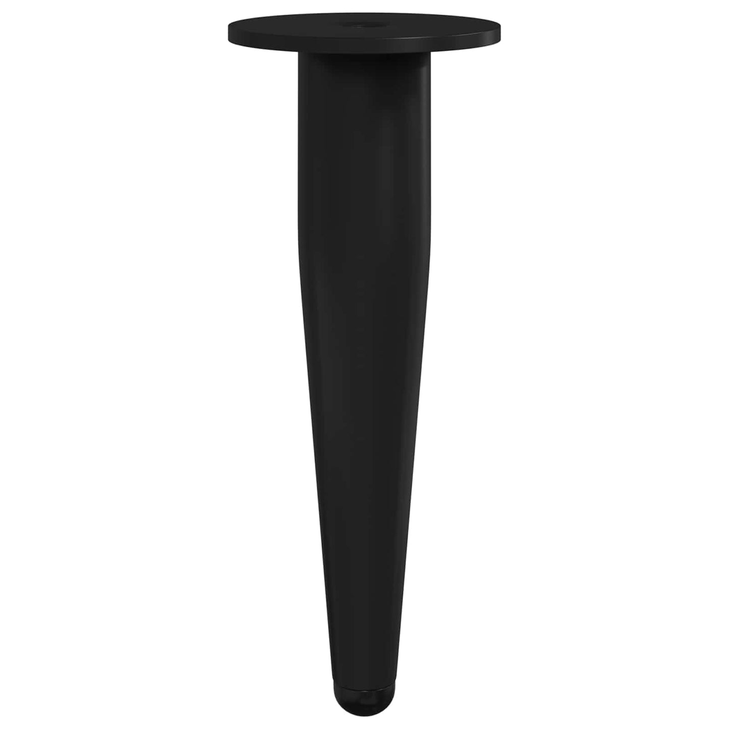 Møbelben 2 stk. Sort Ø 40 x 98 mm Jern