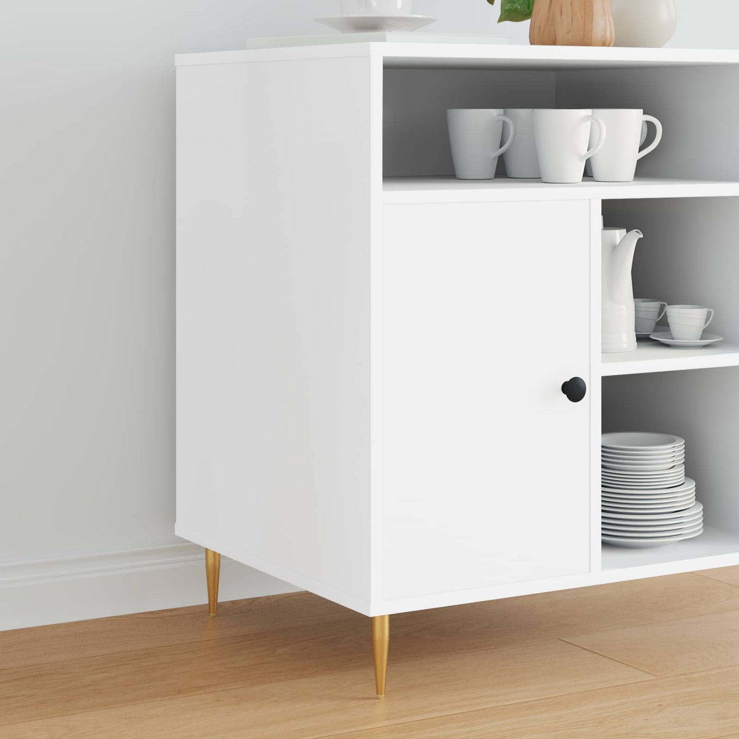 Stående Fødder 12 stk. Guld 98 x 40 mm Jern