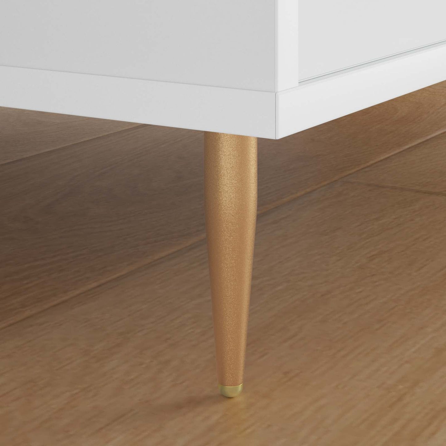 Stående Fødder 12 stk. Guld 98 x 40 mm Jern