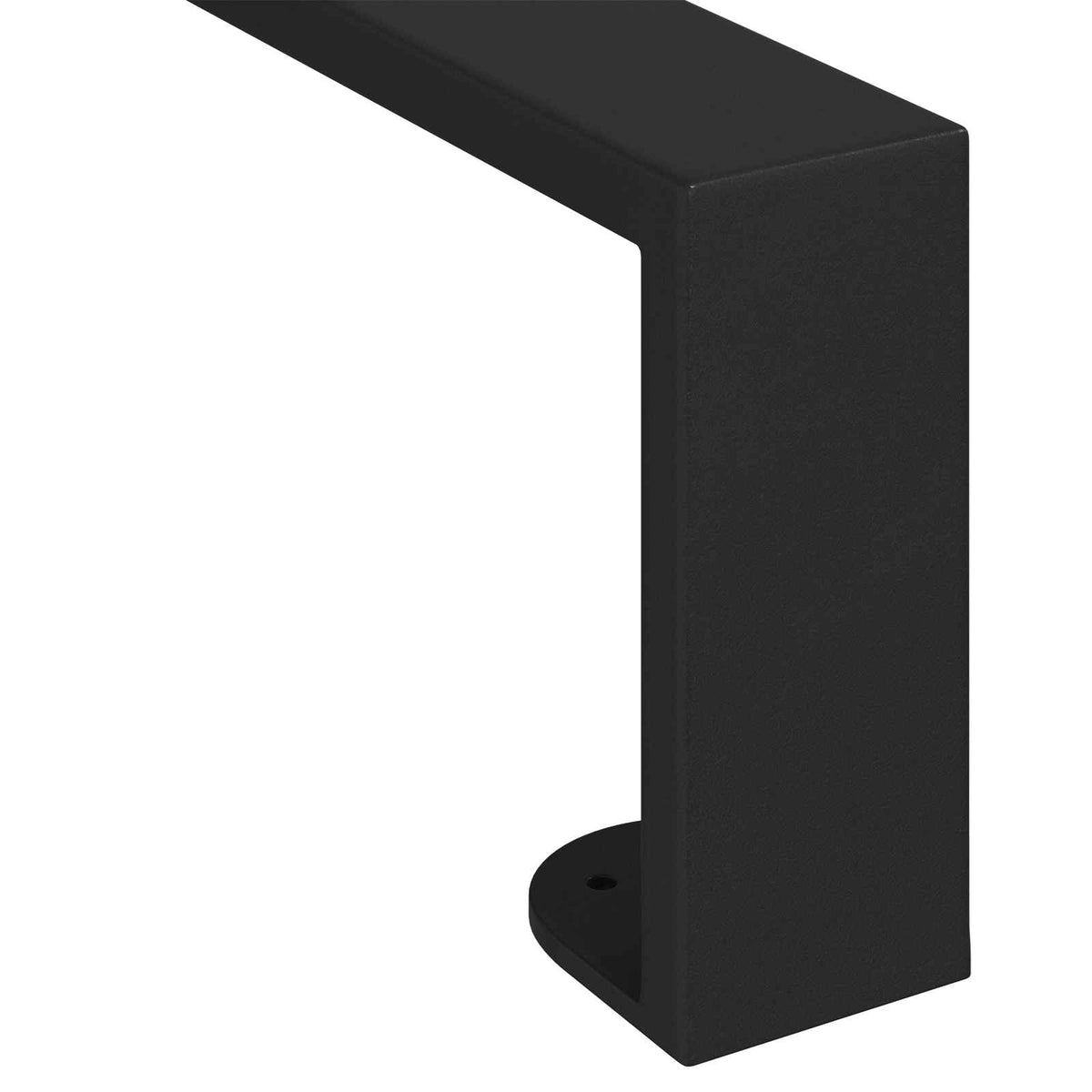 Møbelben 12 stk. Sort 311 x 40,5 x 100 mm Jern