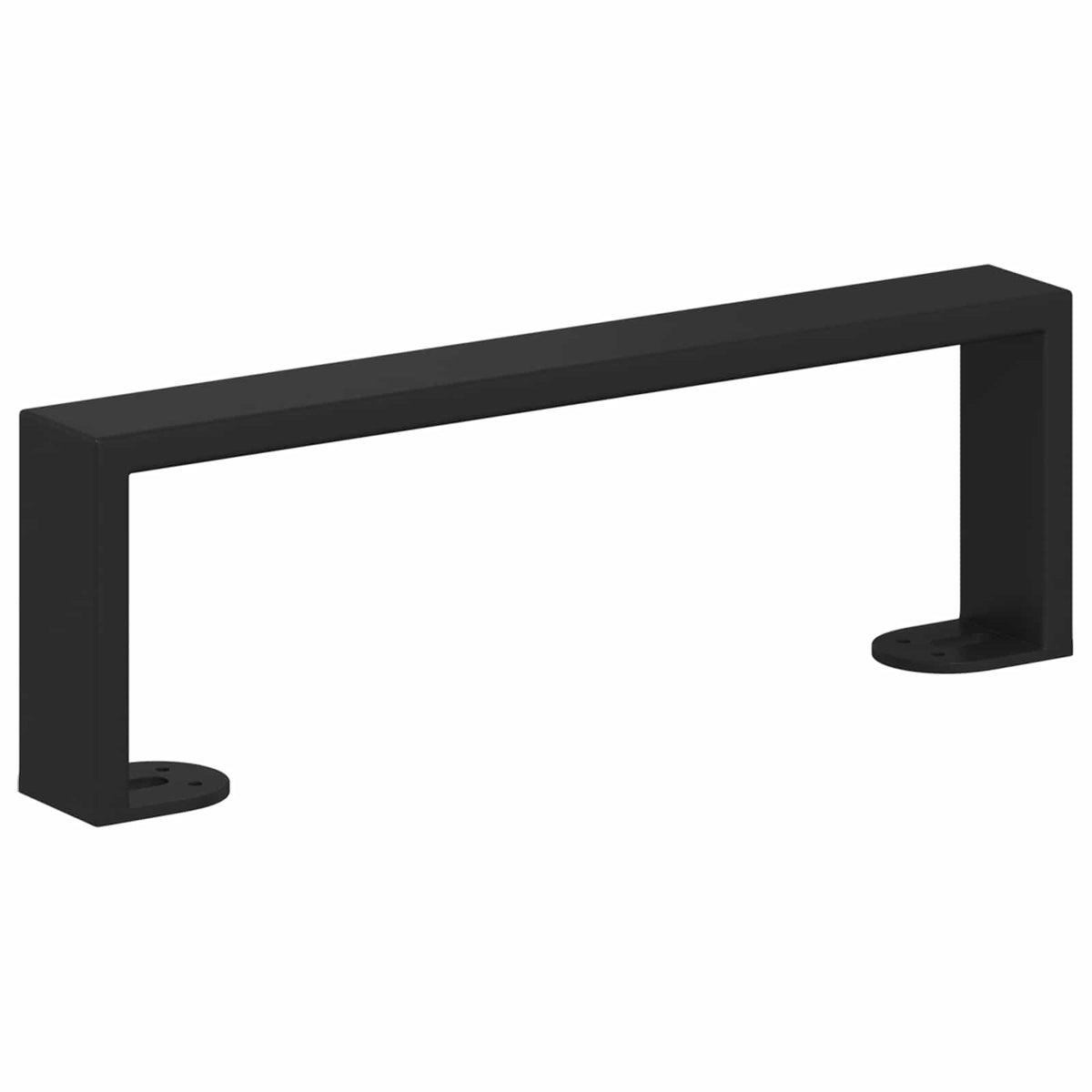 Møbelben 12 stk. Sort 311 x 40,5 x 100 mm Jern