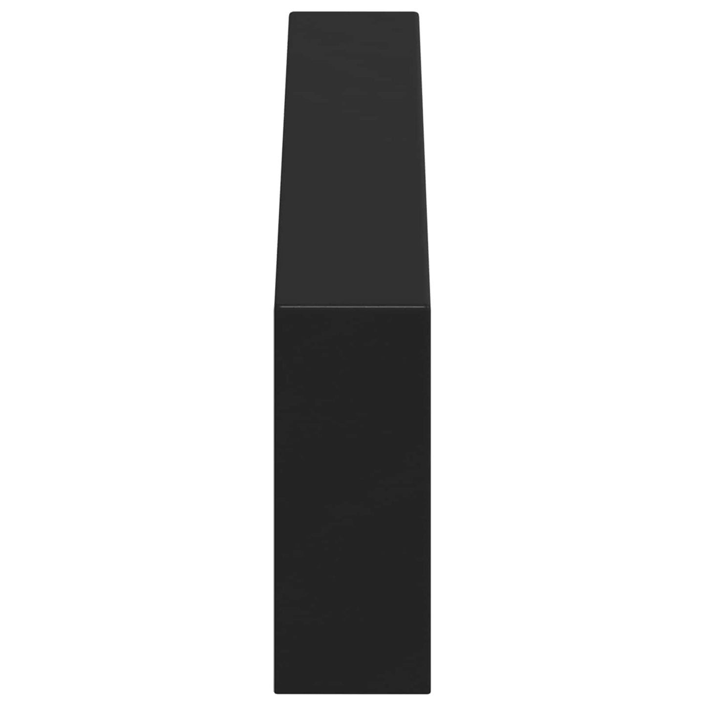 Møbelben 12 stk. Sort 311 x 40,5 x 100 mm Jern