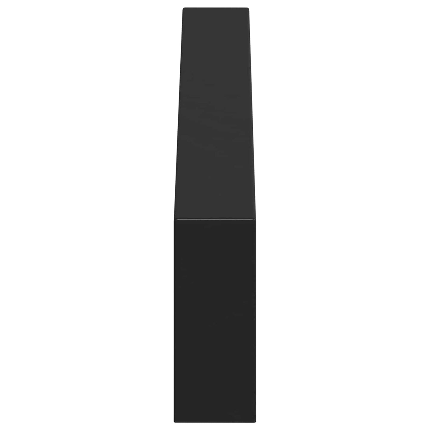 Møbelben 12 stk. Sort 436 x 40,5 x 100 mm Jern