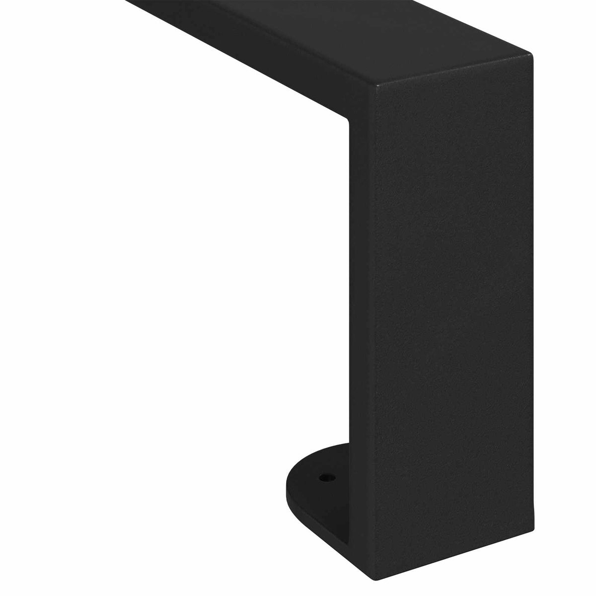 Møbelben 12 stk. Sort 481 x 40,5 x 100 mm Jern