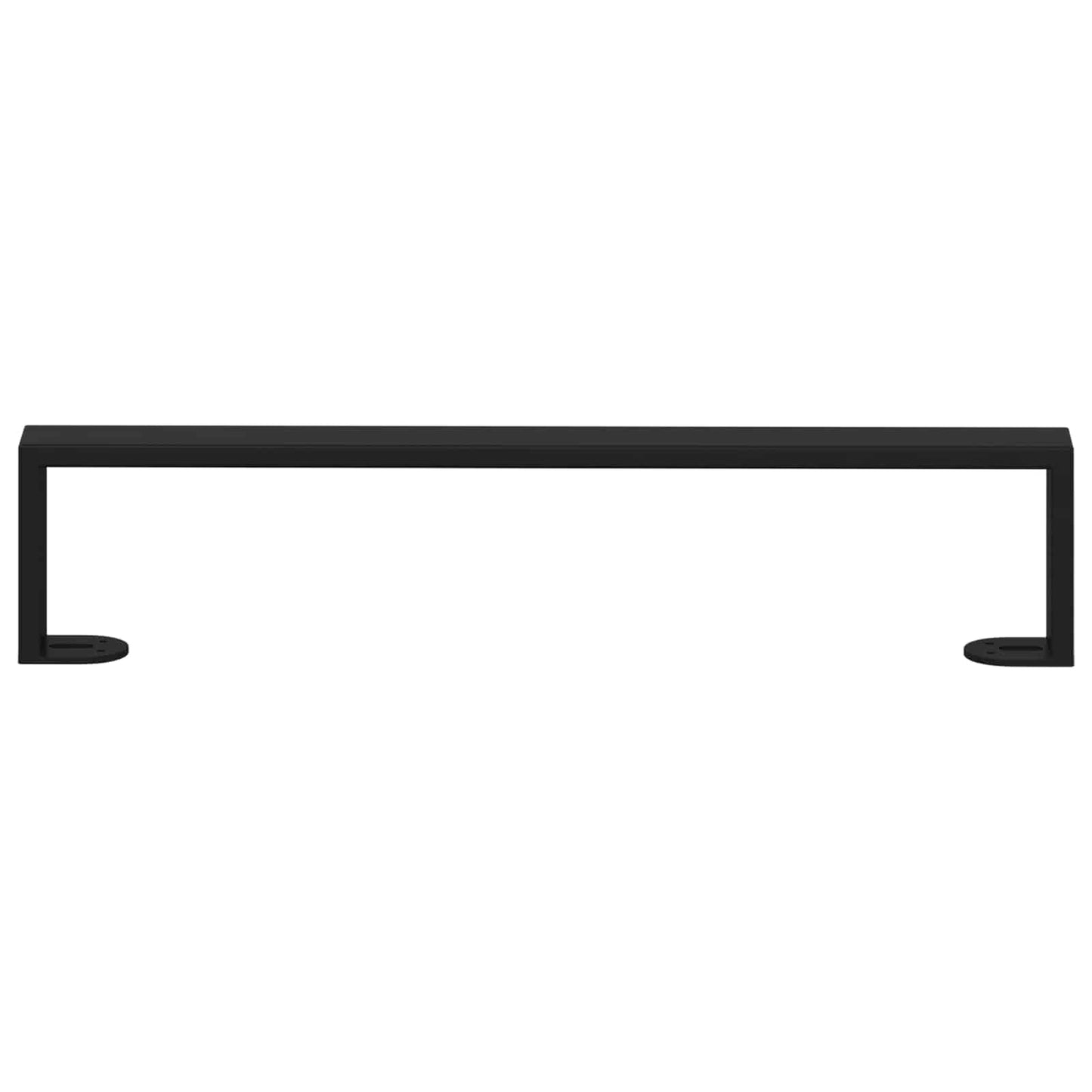 Møbelben 12 stk. Sort 481 x 40,5 x 100 mm Jern