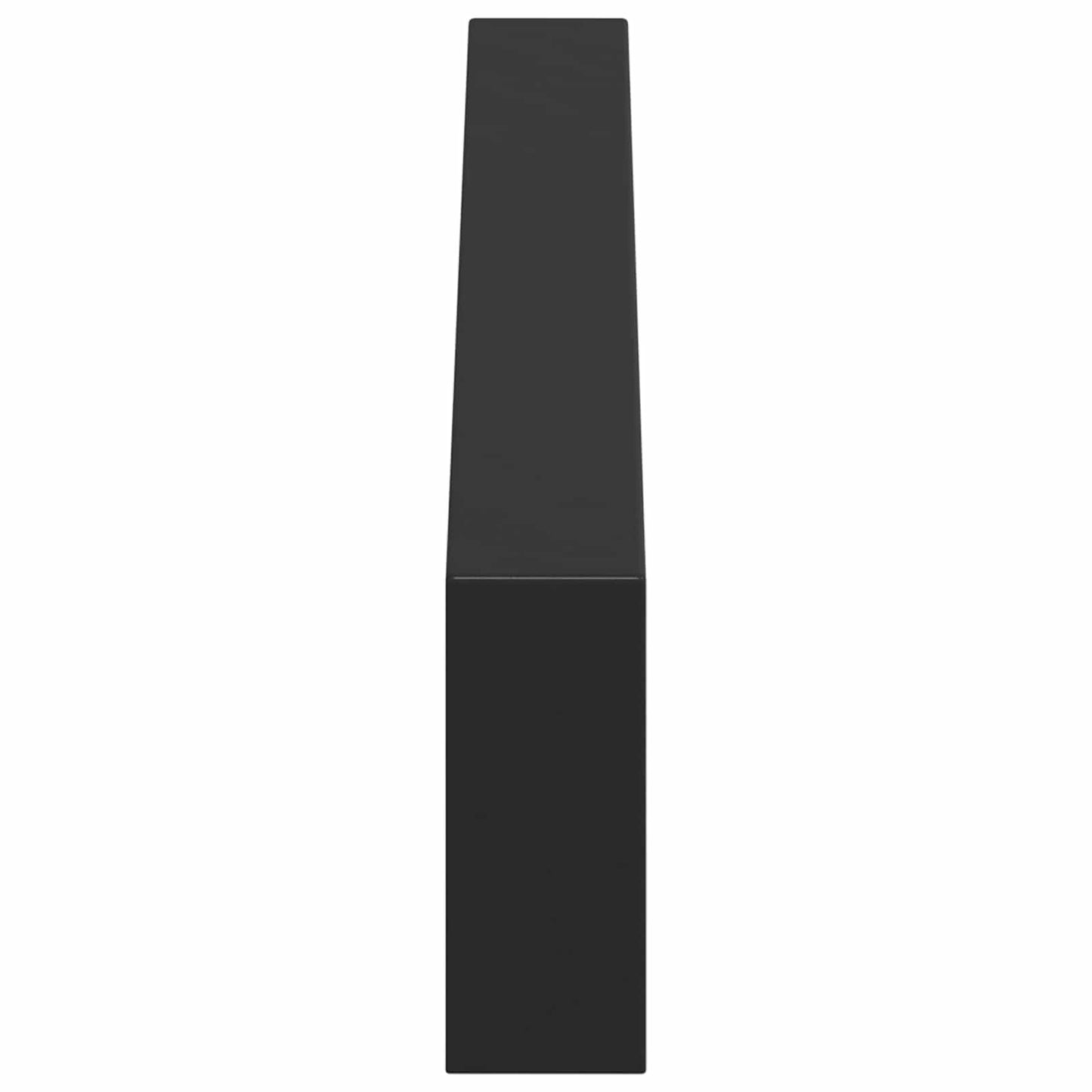 Møbelben 12 stk. Sort 481 x 40,5 x 100 mm Jern