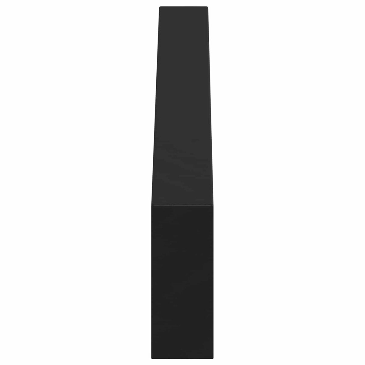 Møbelben 12 stk. Sort 546 x 40,5 x 100 mm Jern