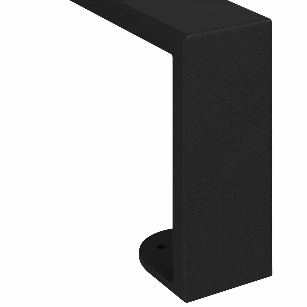 Møbelben 12 stk. Sort 596 x 40,5 x 100 mm Jern