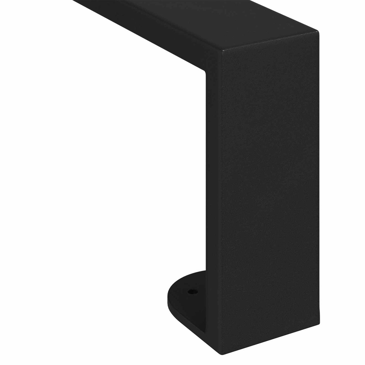 Møbelben 12 stk. Sort 796 x 40,5 x 100 mm Jern