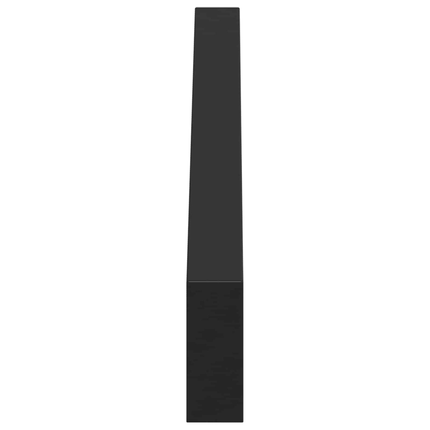 Møbelben 12 stk. Sort 796 x 40,5 x 100 mm Jern