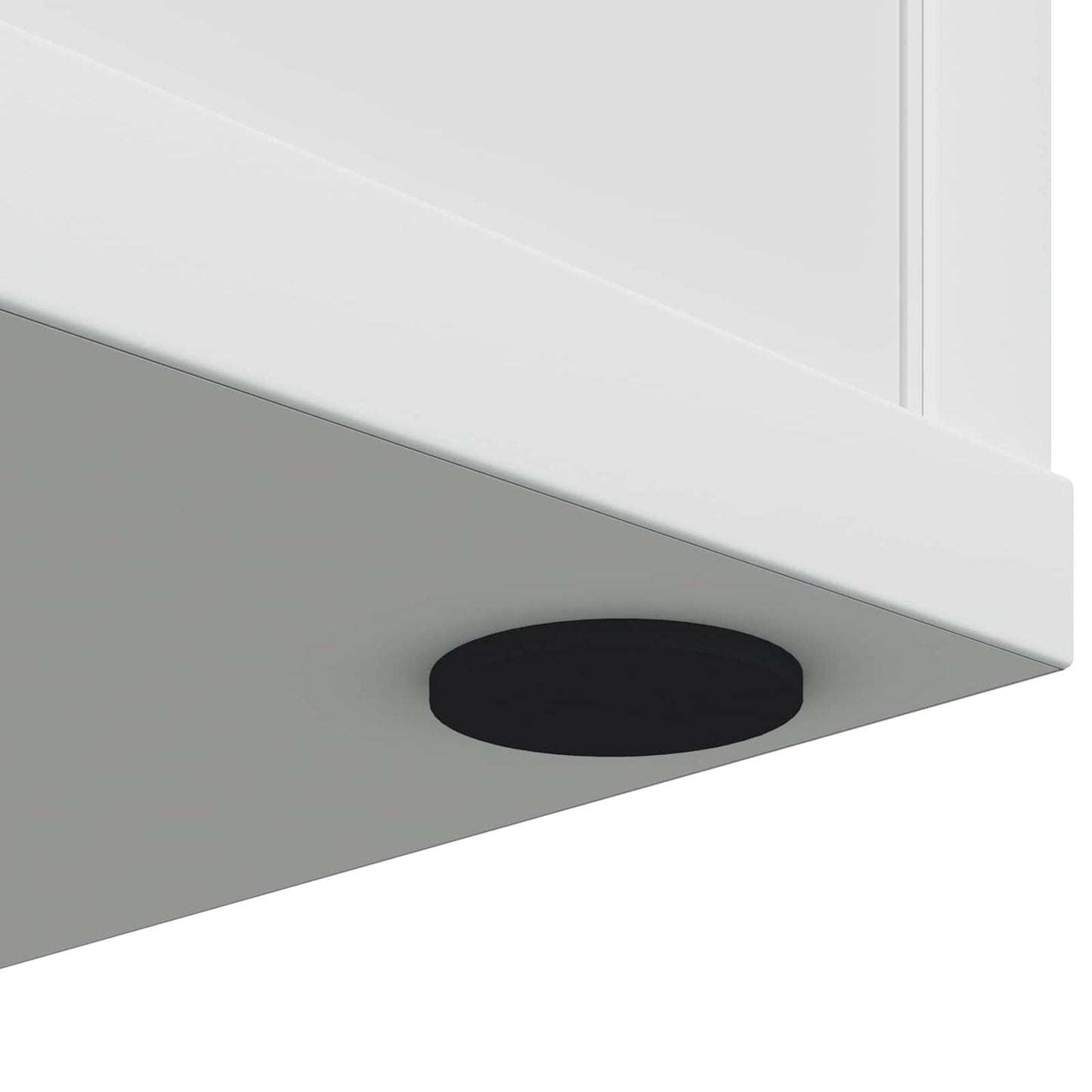 Møbelben puder 2 stk. Sort Ø 30 x 2 mm EVA