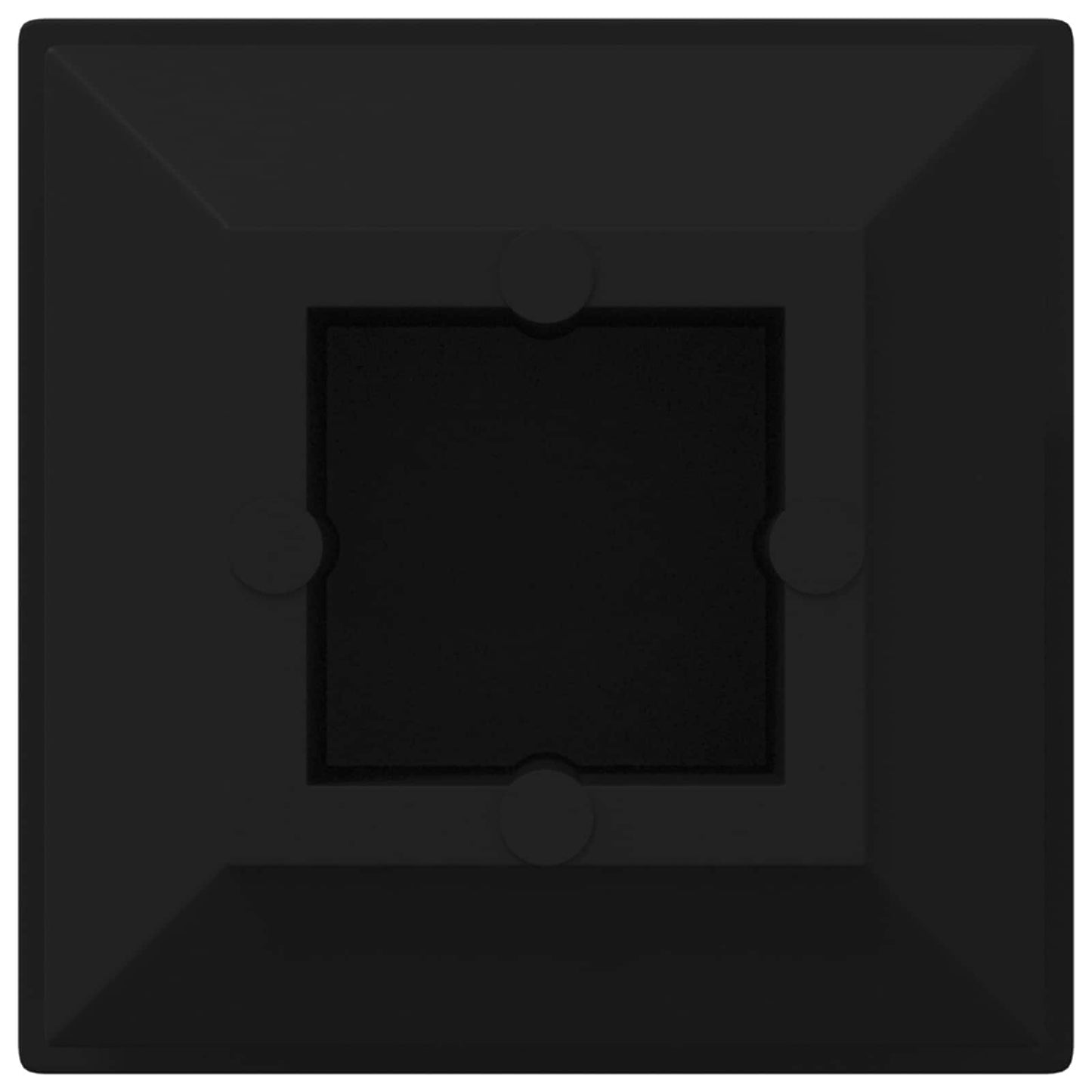 Endekapsler 10909 stk. Sort 15 x 15 x 15 mm PP