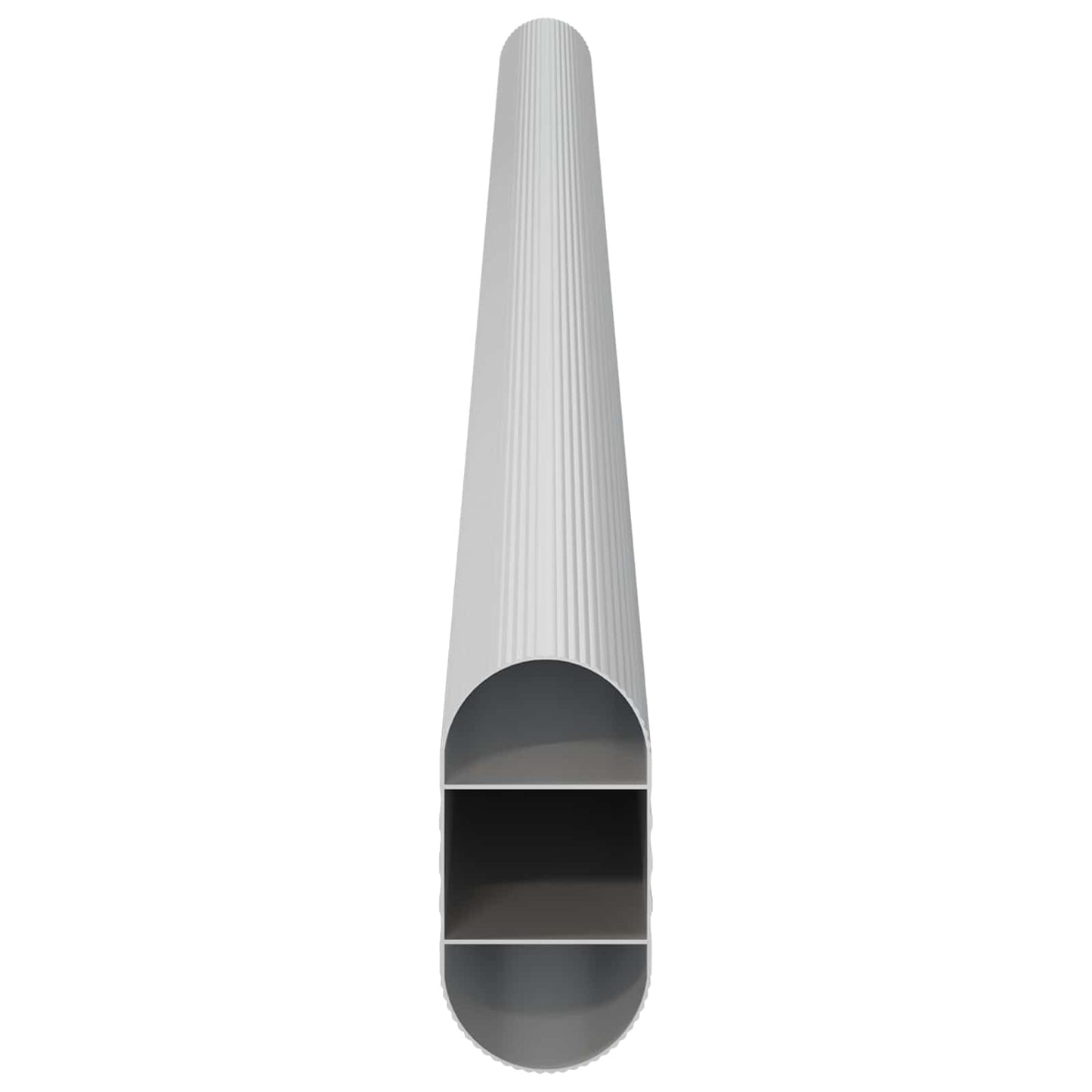 Skab Stang 12 stk. Sølv 371,5 x 15 x 29 mm Aluminiumlegering