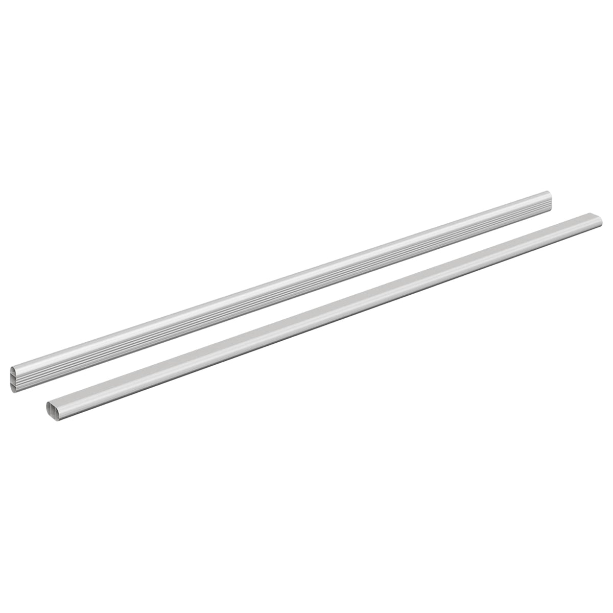Skab Stang 2 stk. Sølv 864 x 15 x 29 mm Aluminiumlegering