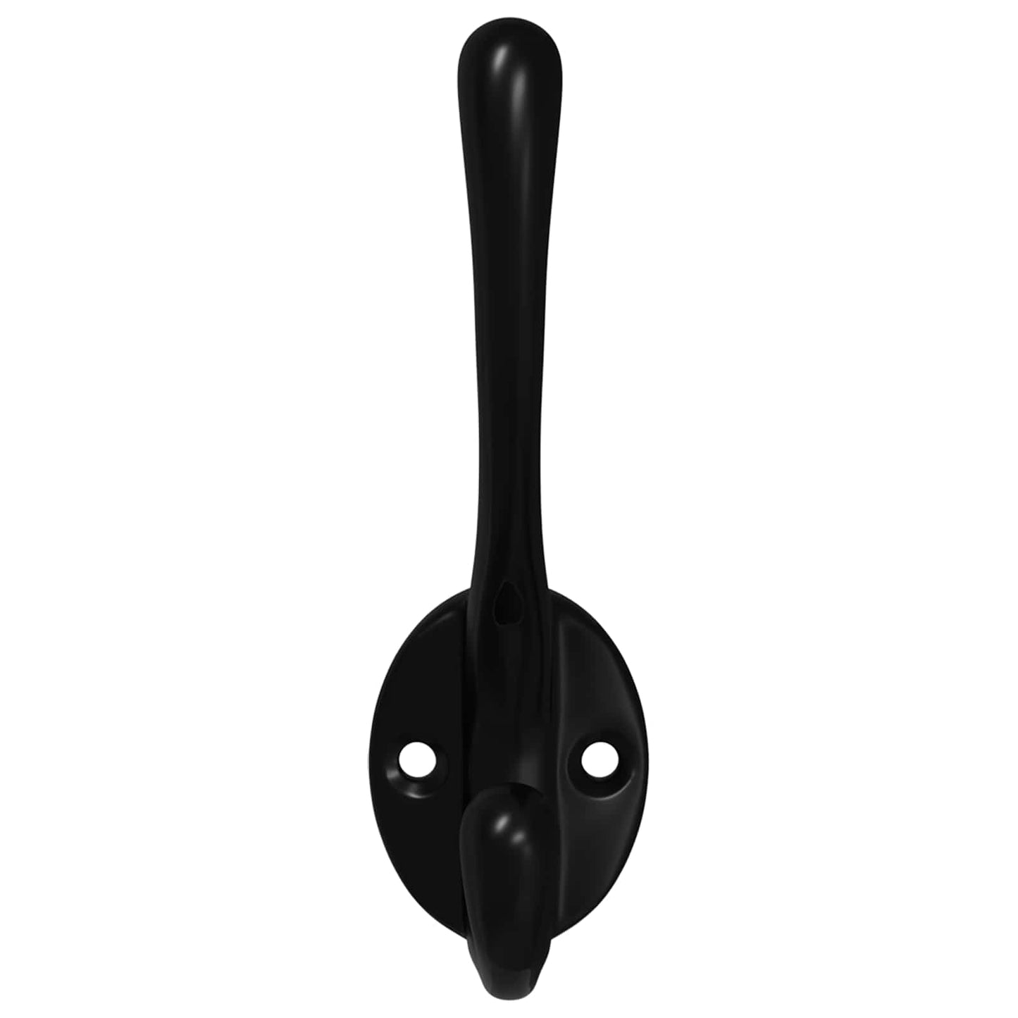 Tøjkrog 12 stk. Sort 102 x 29 x 47 mm Zinklegering