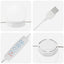 Spejl Lygter 2 stk. Hvid 4,5 x 4,5 x 4,7 cm Plastik