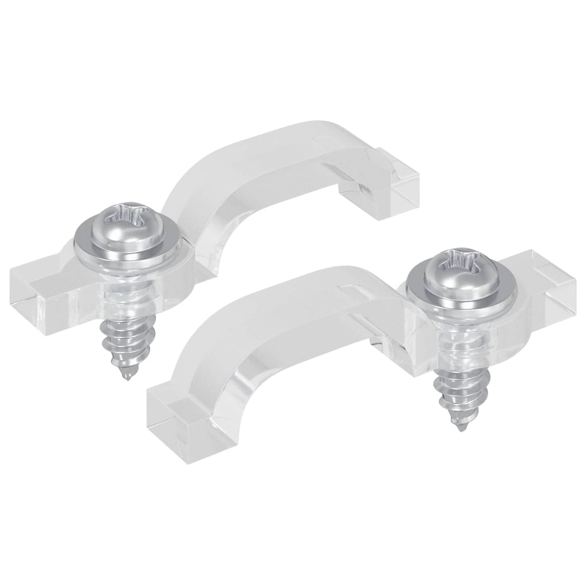 LED Strip Clips 23,8 mm 2 stk. Transparent Plastik og Jern