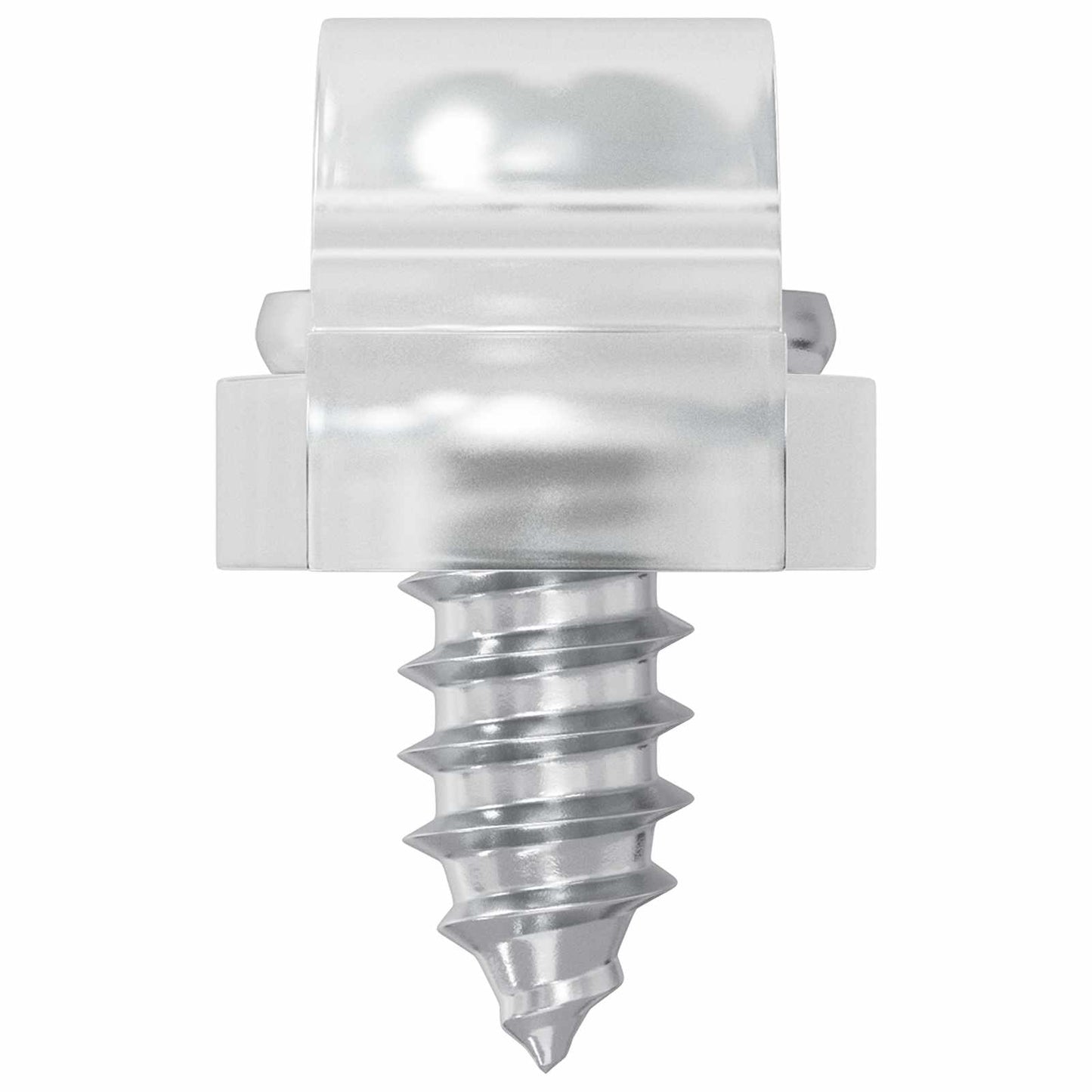 LED Strip Clips 23,8 mm 12 stk. Transparent Plastik og Jern