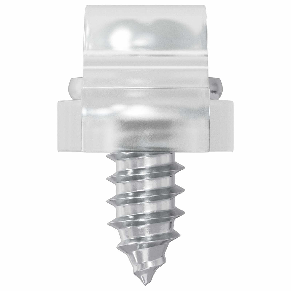 LED Strip Clips 23,8 mm 12 stk. Transparent Plastik og Jern