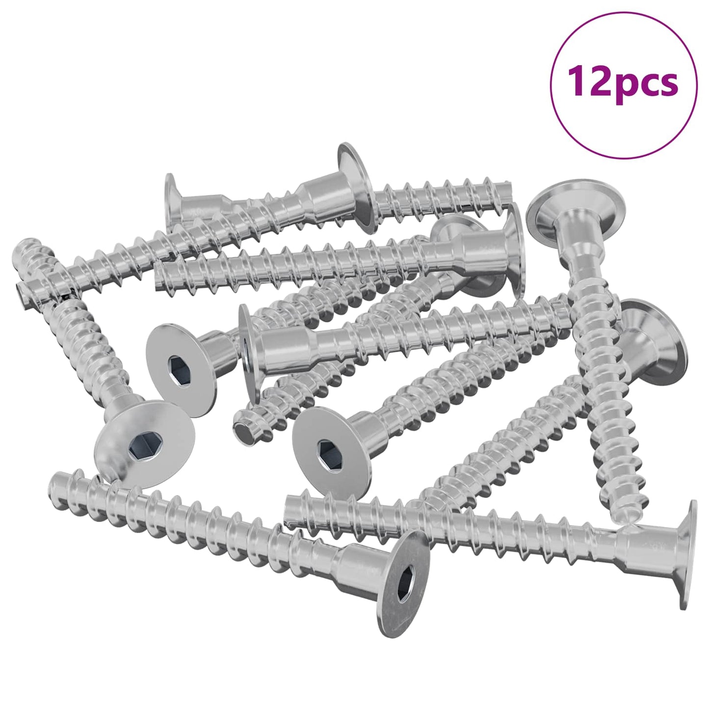 Skrue 12 stk. Zinkbelagt 5 x 40 mm Jern