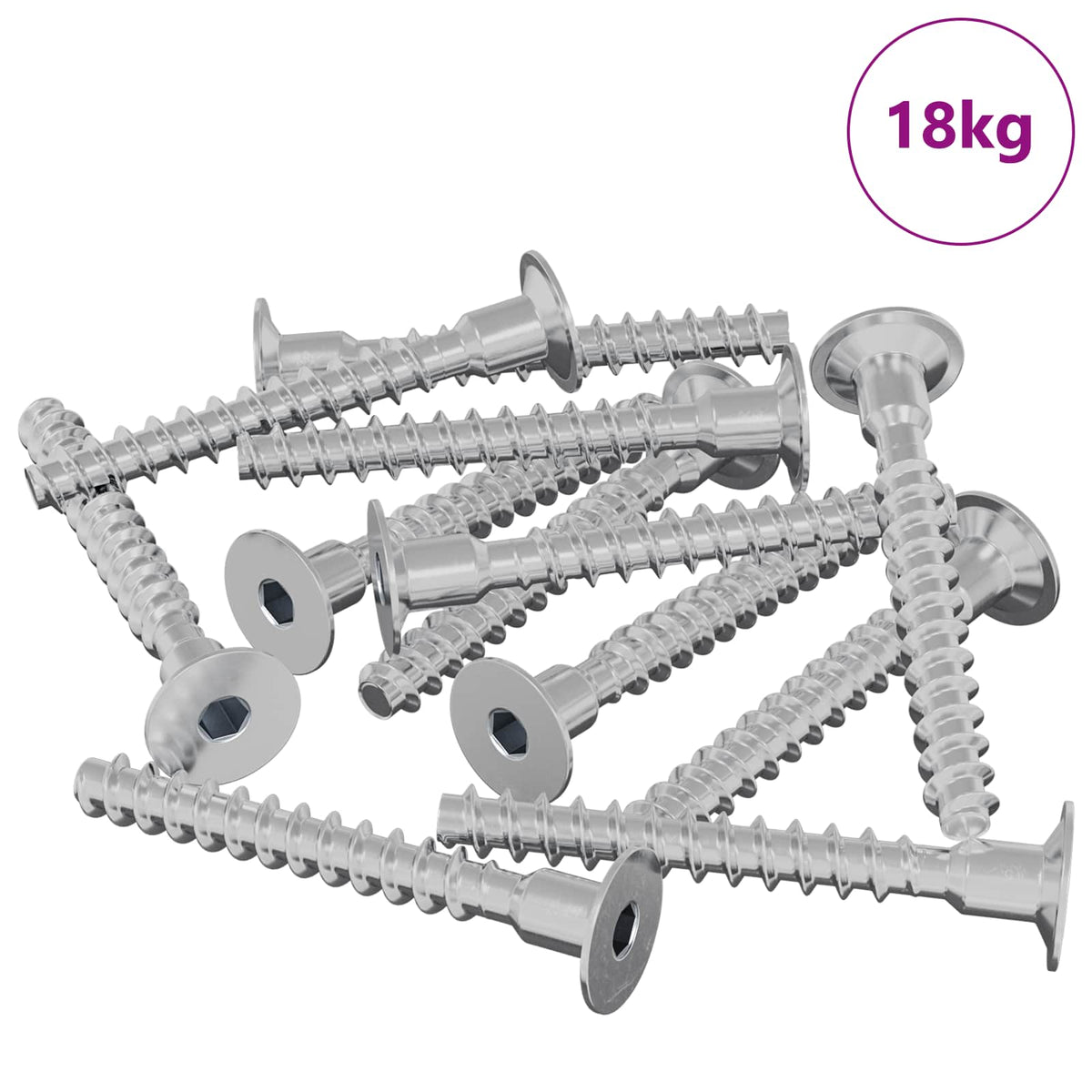 Skrue 5143 stk. Zinkbelagt 5 x 40 mm Jern