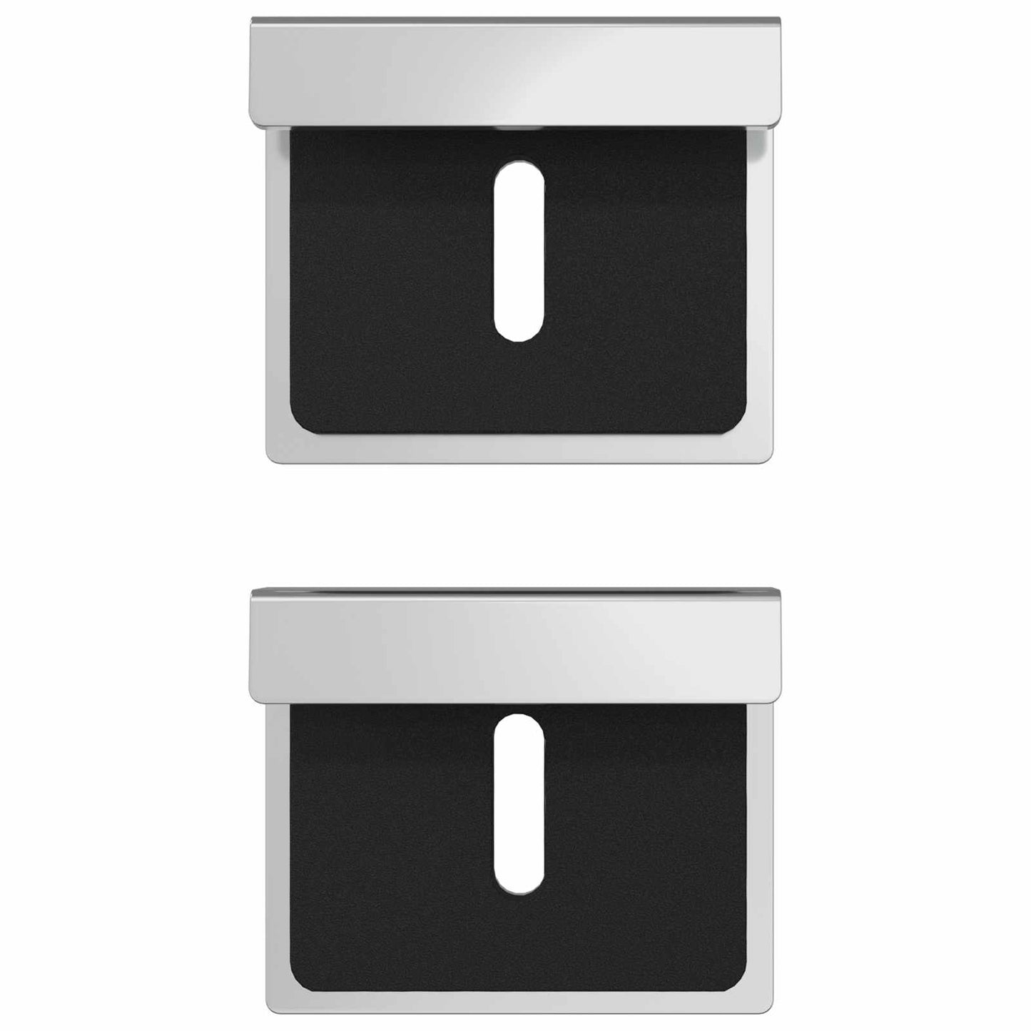 Spejlholdningsbracket 340 Nikkel 35 x 30 x 8,3 mm Stål