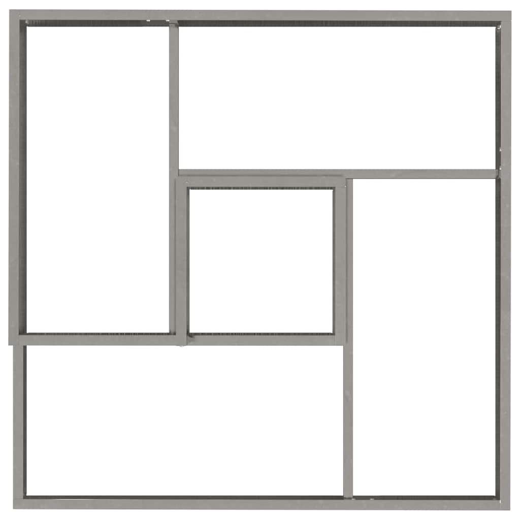 Have Blomsterkrukke Sølv 60 x 60 x 50 cm Rustfrit stål