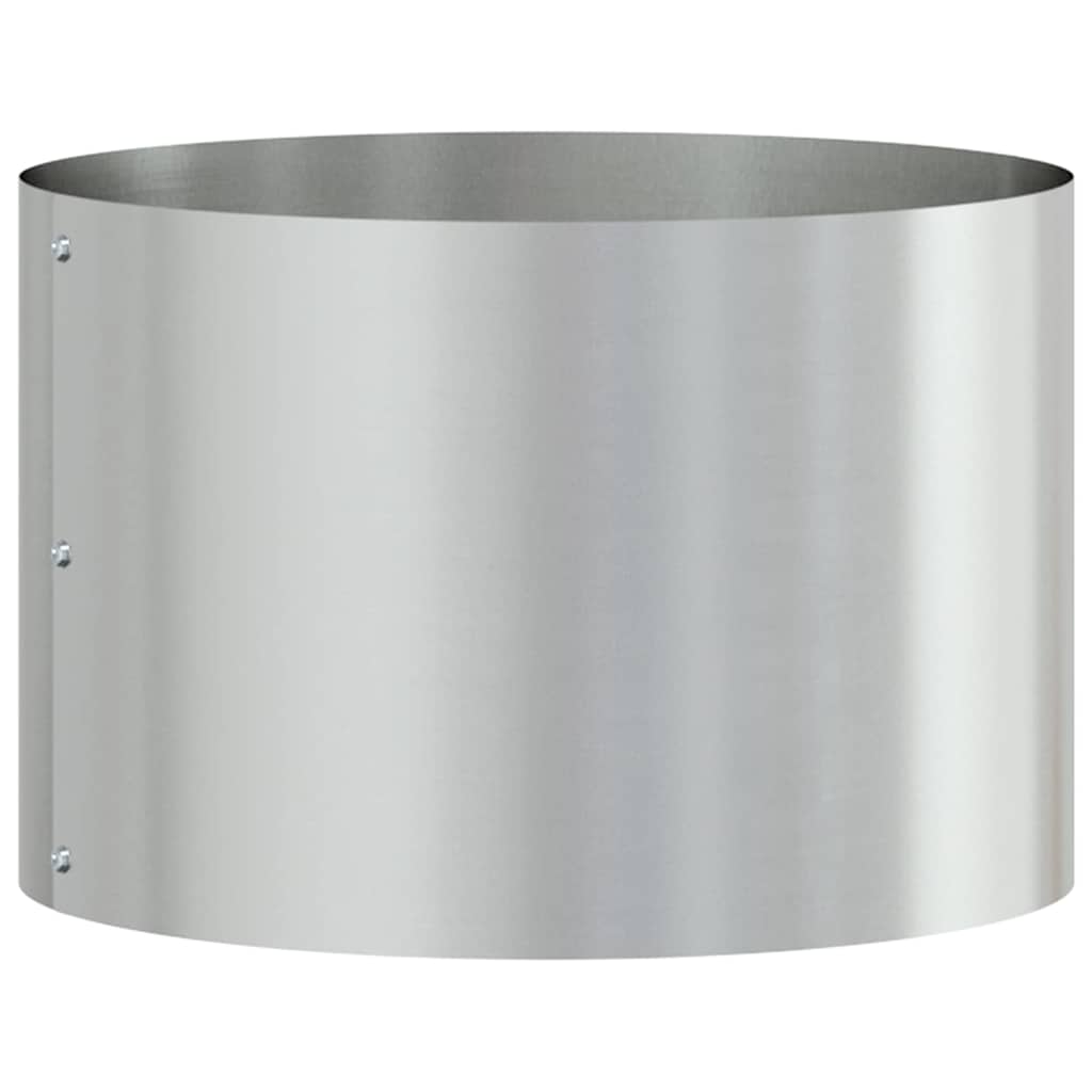 Plante ring Sølv 30 x 30 x 20 cm Galvaniseret stål