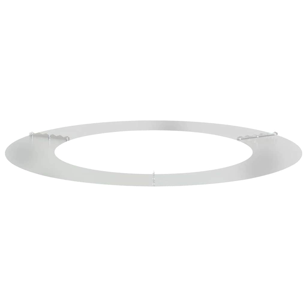 egnet til flade træริงe 5 stk. Sølv Ø60/90 cm Galvaniseret stål