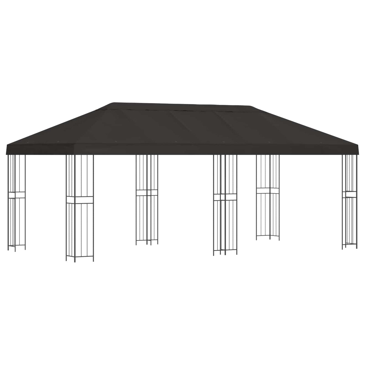 Have Gazebo 6 x 3 m Antracit Polyester og Stål 190 gsm