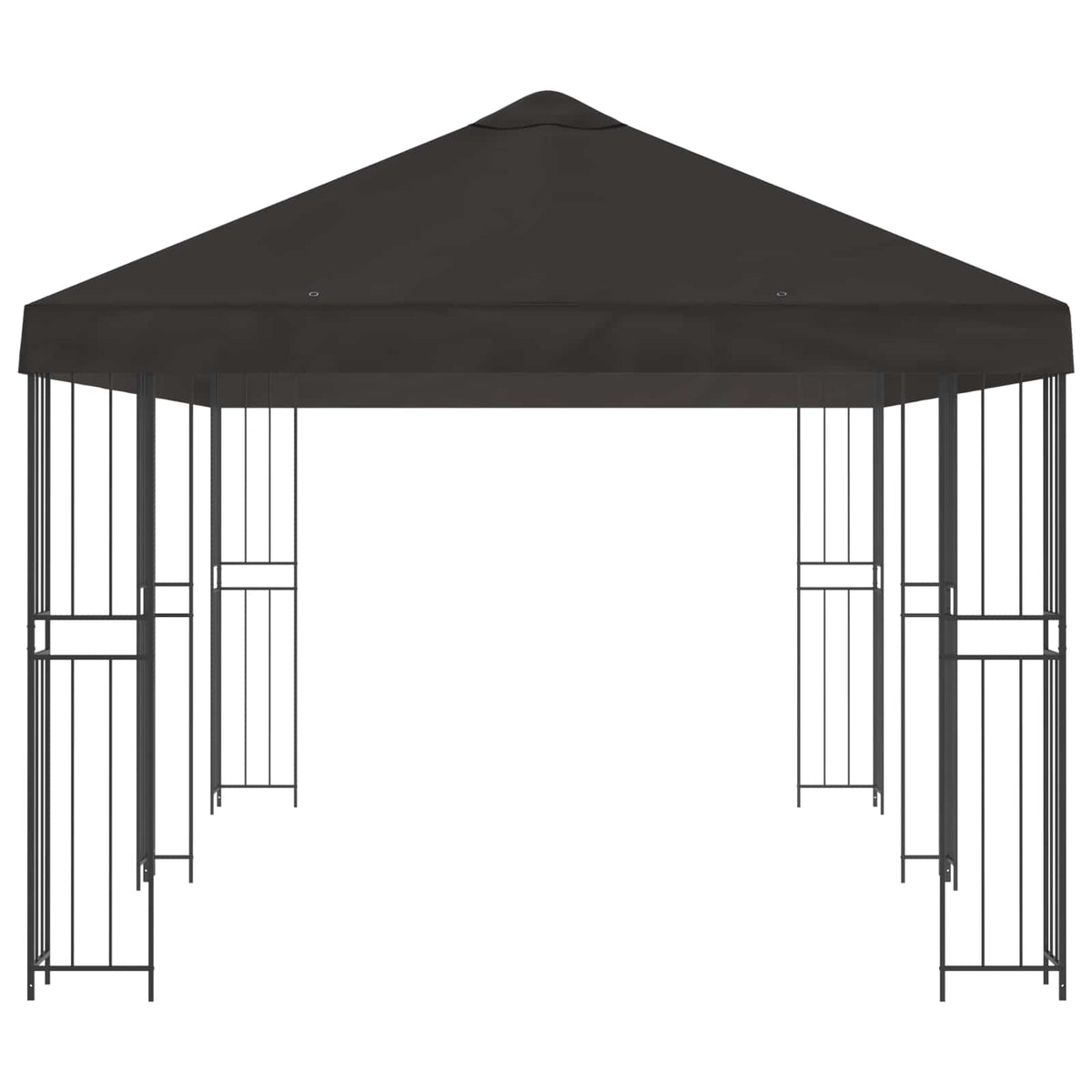 Have Gazebo 6 x 3 m Antracit Polyester og Stål 190 gsm