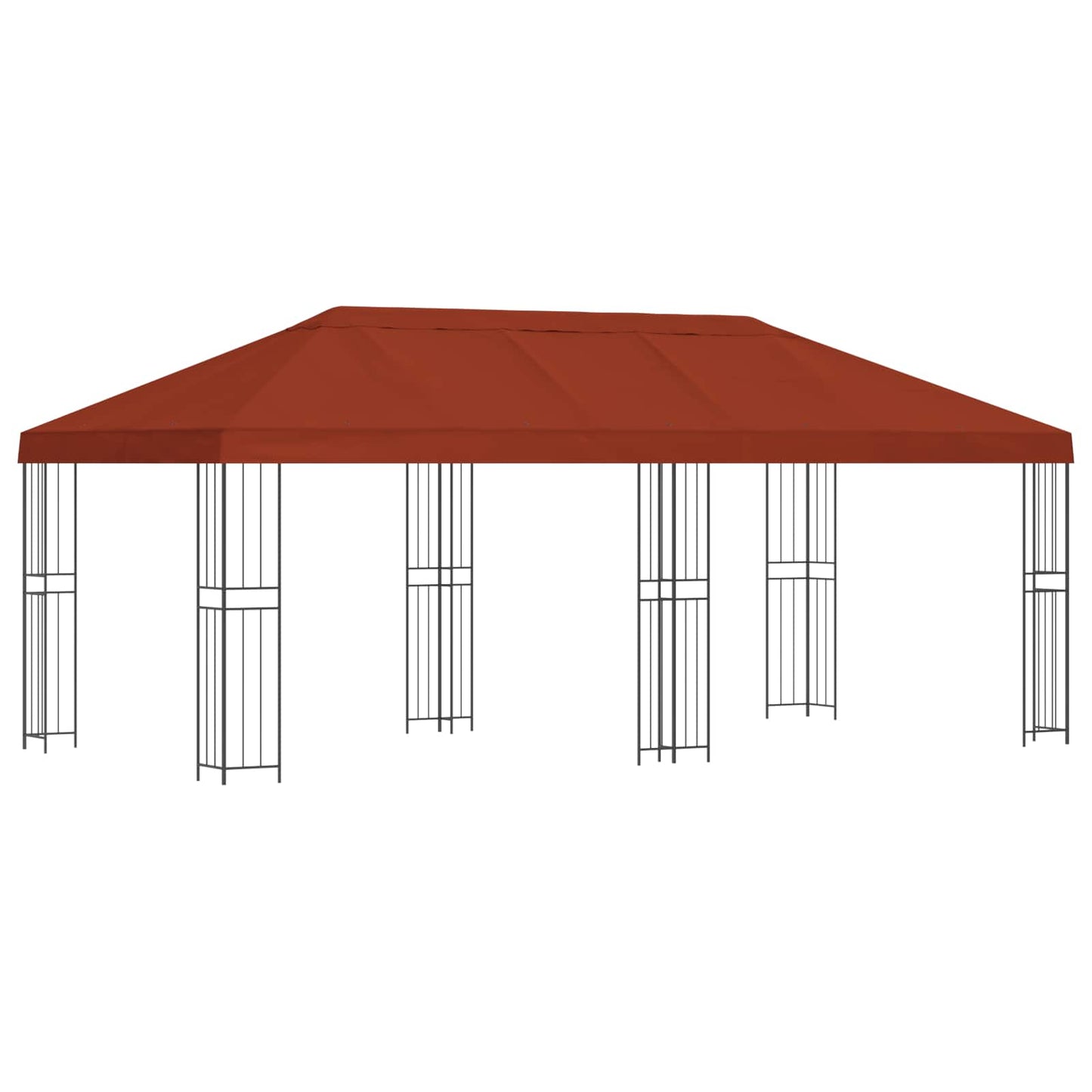 Have Gazebo 6 x 3 m Terrakotta Polyester og Stål 190 gsm