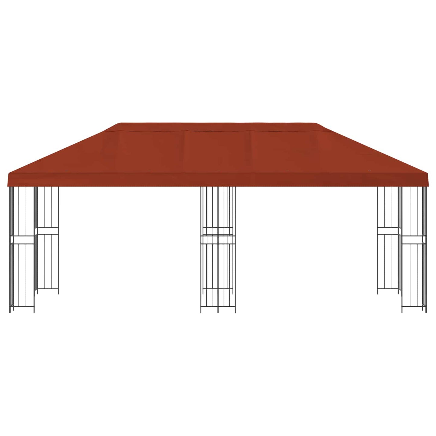Have Gazebo 6 x 3 m Terrakotta Polyester og Stål 190 gsm