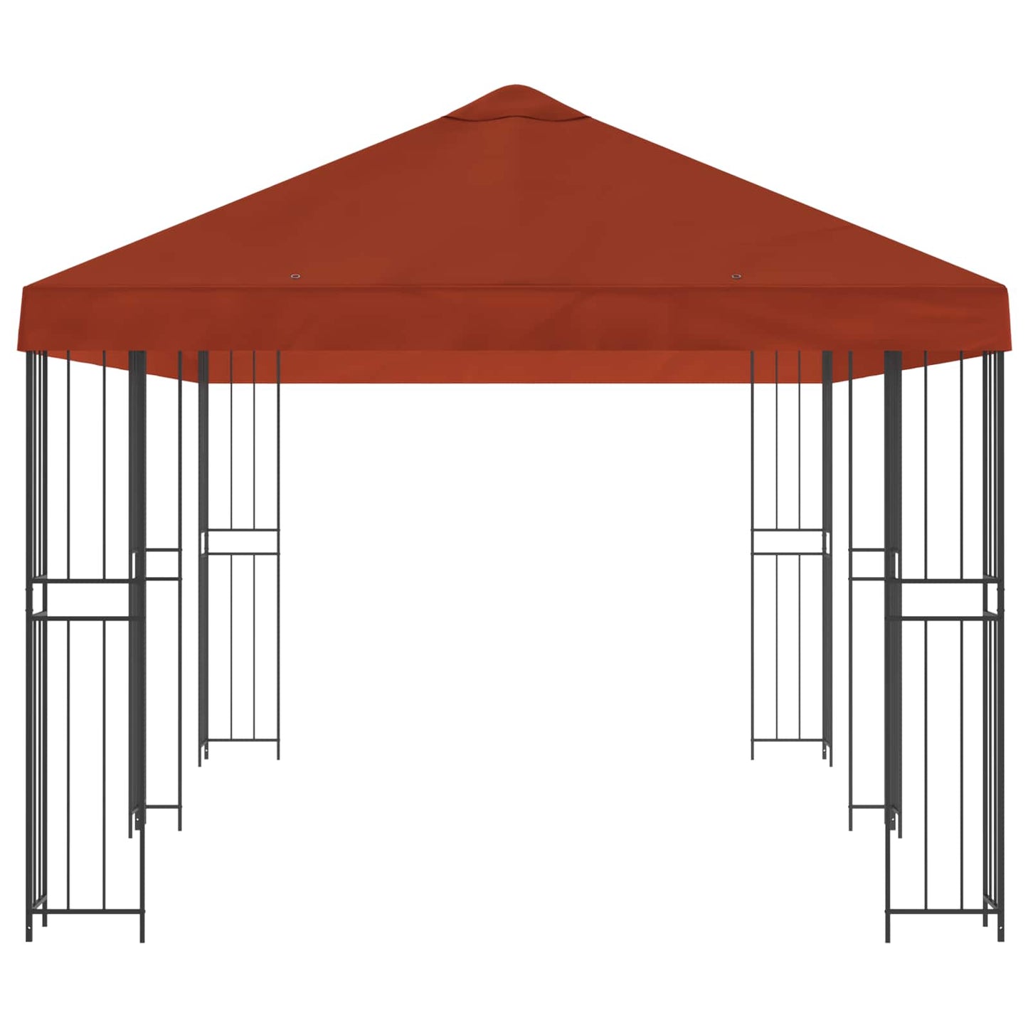Have Gazebo 6 x 3 m Terrakotta Polyester og Stål 190 gsm