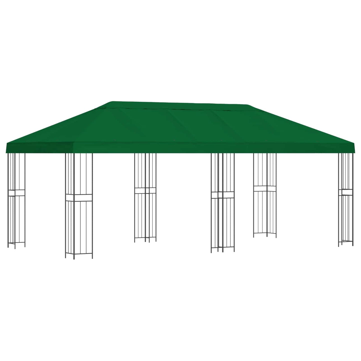 Have Gazebo 6 x 3 m Grøn Polyester og Stål 190 gsm